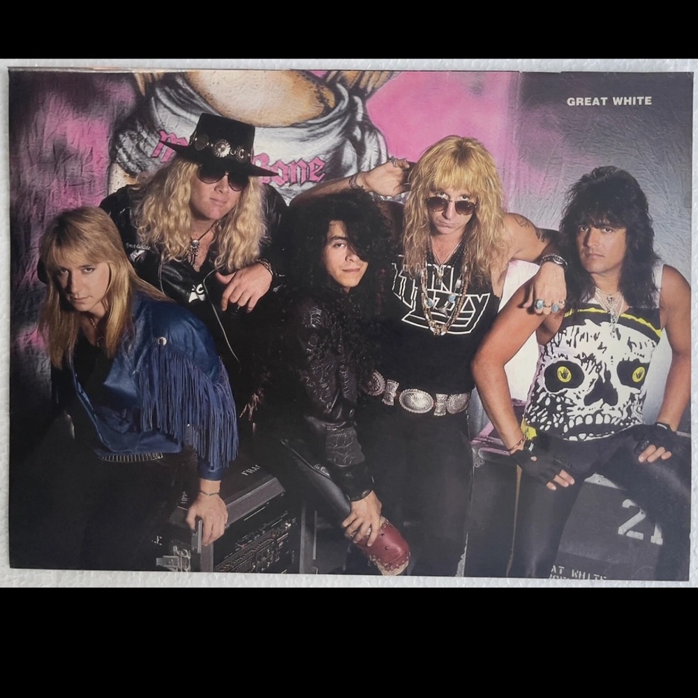 Great White Band Pinup
